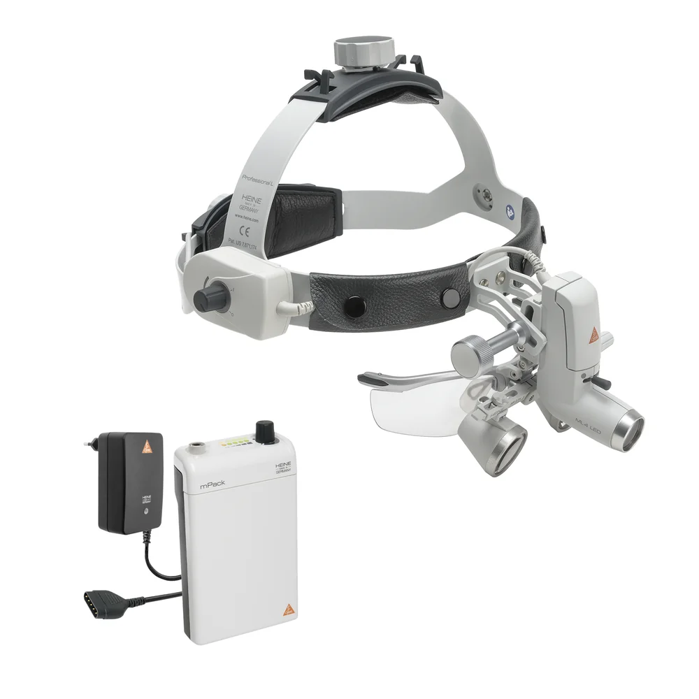 HEINE ML4 LED HeadLight Kit 11 with loupes HR 2.5x