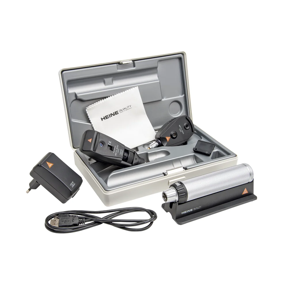 HEINE BETA 200 LED Ophthalmic Set with rechargeable handle