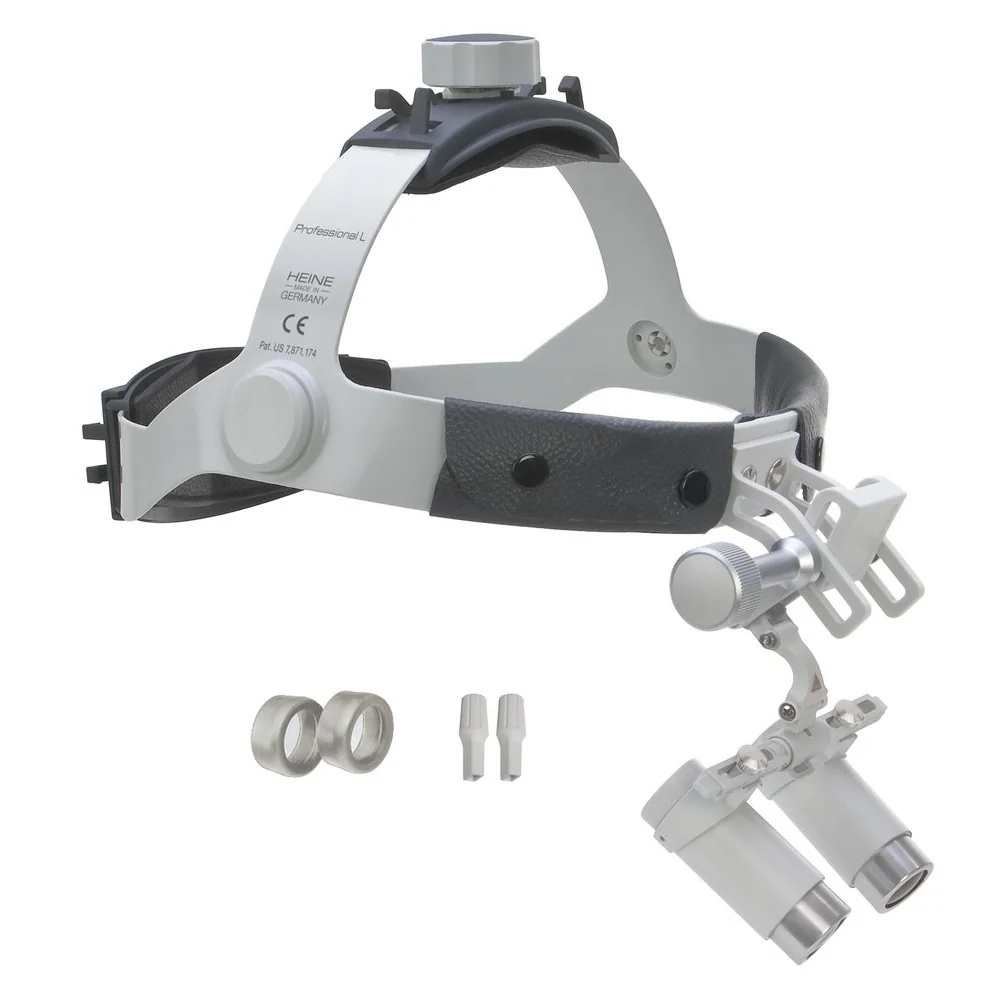 HEINE HRP Binocular Loupes on Professional L Headband