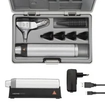 HEINE BETA 400 F.O. LED Otoscope with rechargeable handle