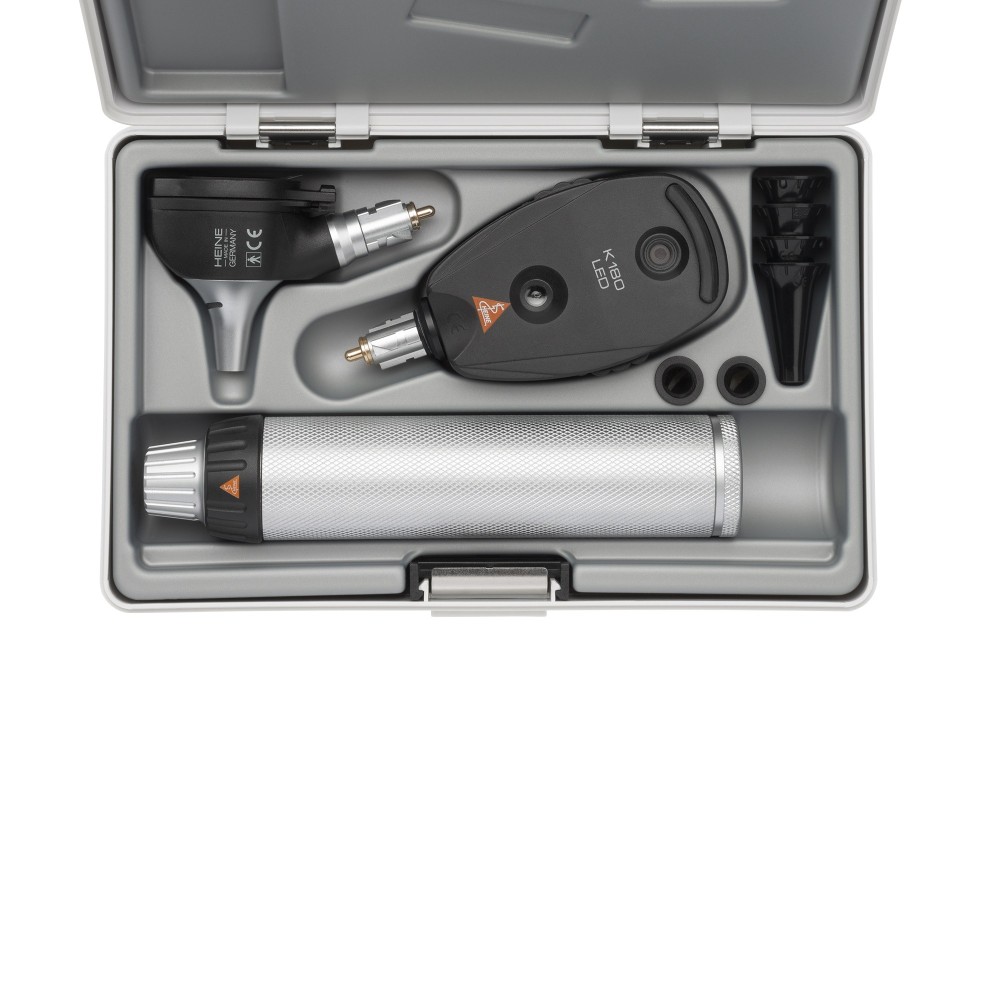 Combined diagnostic set HEINE K180 LED with battery handle Combined diagnostic set HEINE K180 LED with battery handle