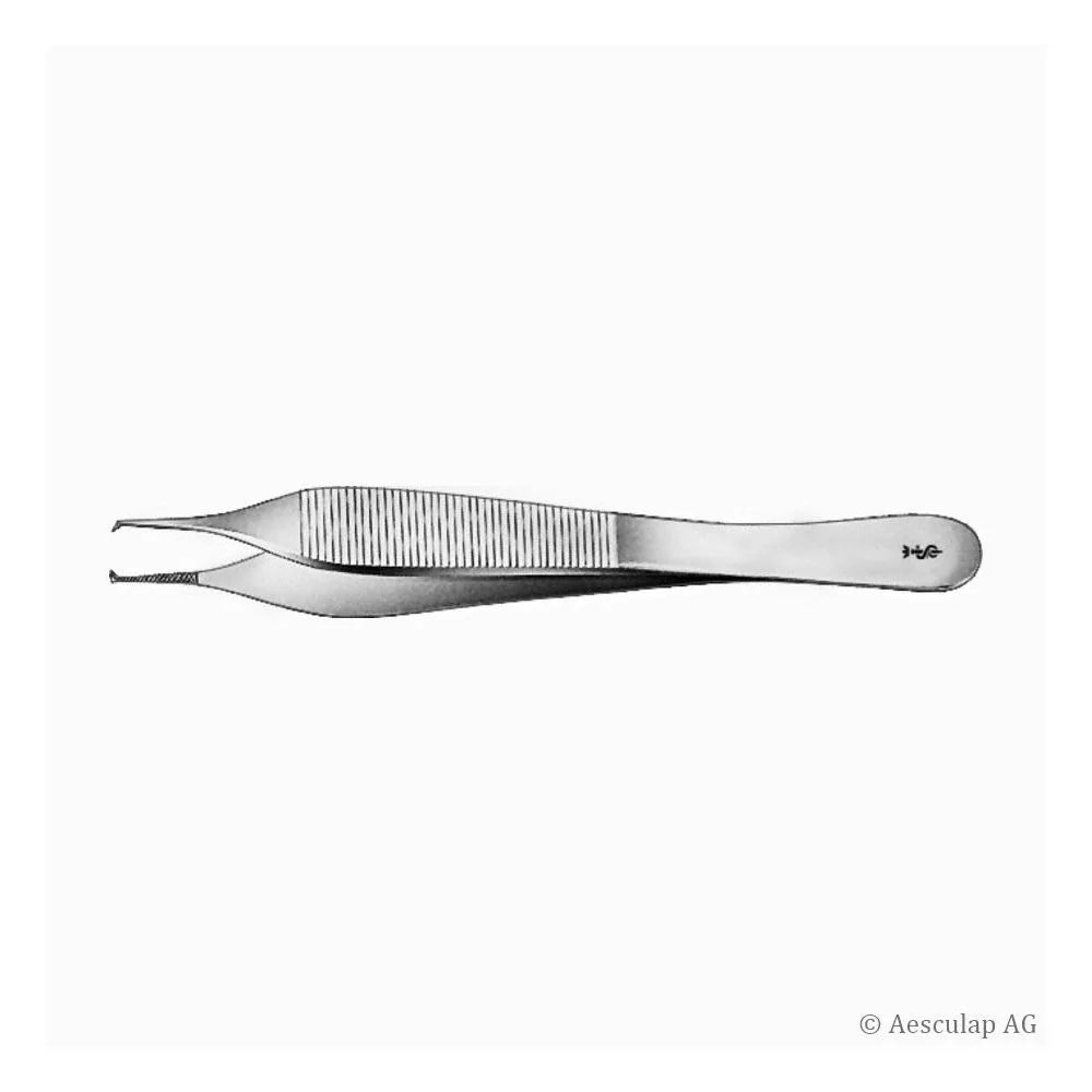 Aesculap ADSON Tissue Forceps, straight, delicate, 12 cm Aesculap ADSON Tissue Forceps, straight, delicate, 12 cm