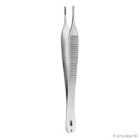 Aesculap HUDSON Dressing Forceps, straight, delicate, 12.5 cm