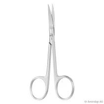 Aesculap Iris Scissors, curved, sharp 12 cm