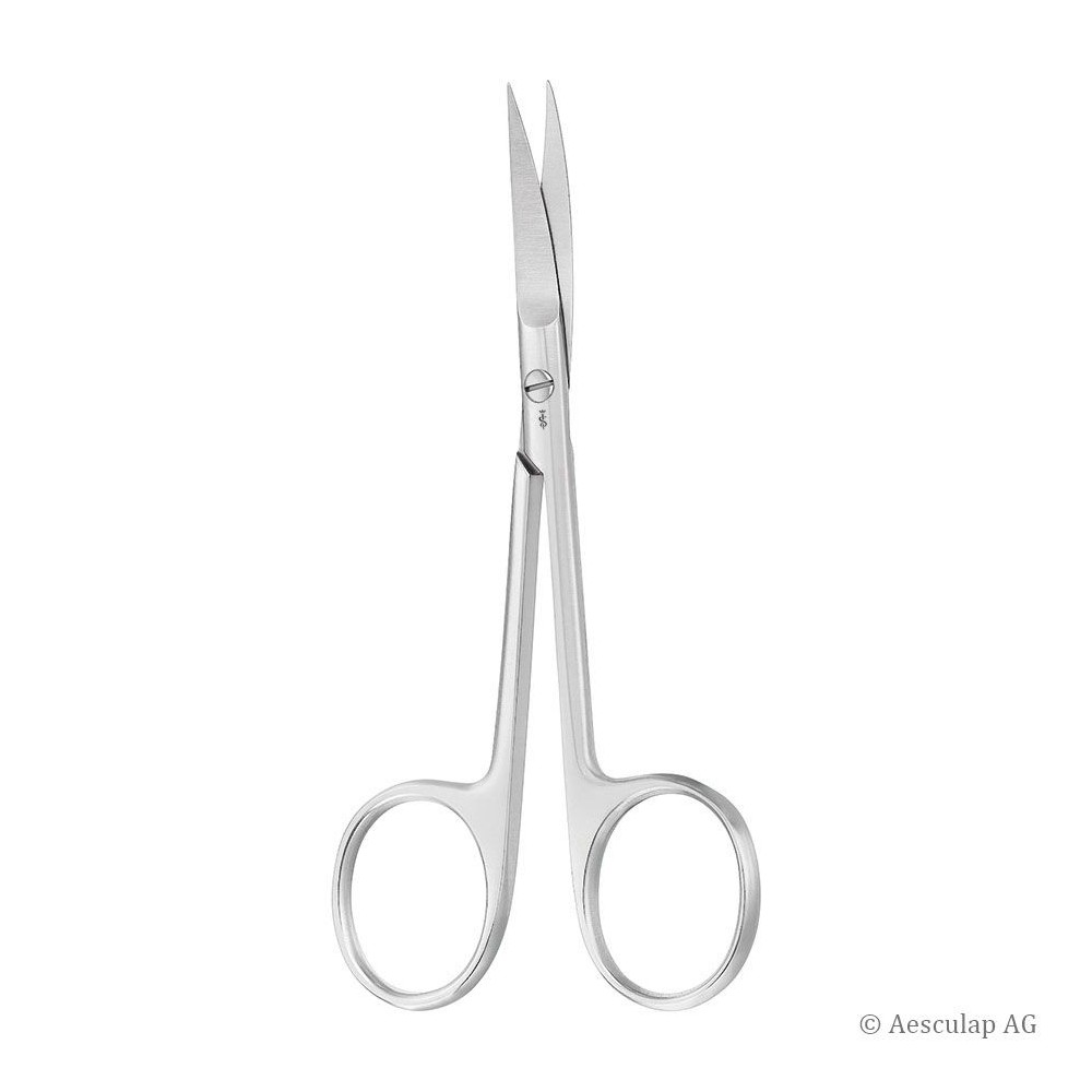 Aesculap Iris Scissors, curved, sharp 12 cm Aesculap Iris Scissors, curved, sharp 12 cm