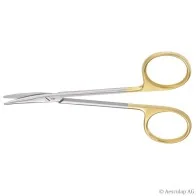 Aesculap Durotip Strabismus Scissors, curved, 11.5 cm, blunt