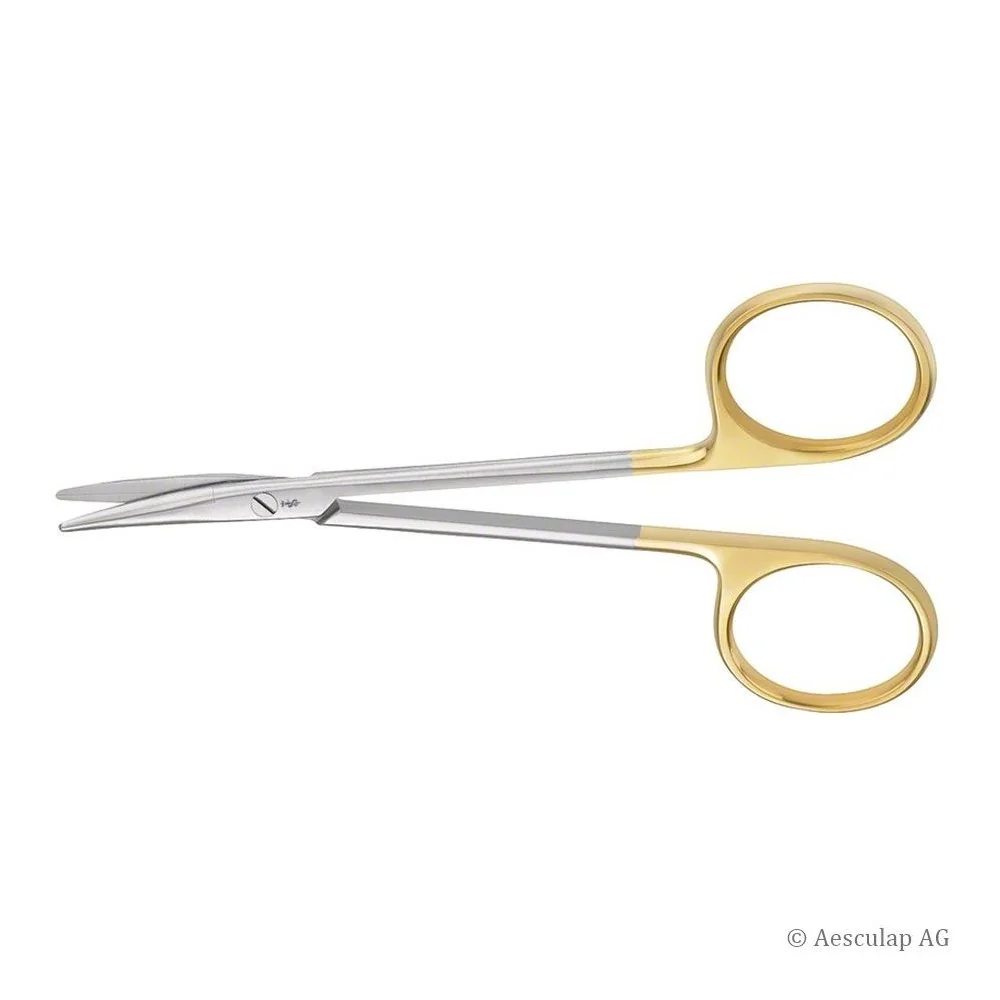 Aesculap Durotip Strabismus Scissors, curved, 11.5 cm, blunt Aesculap Durotip Strabismus Scissors, curved, 11.5 cm, blunt