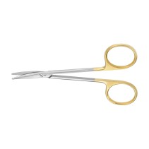 Aesculap Durotip Strabismus Scissors, curved, 11.5 cm, blunt