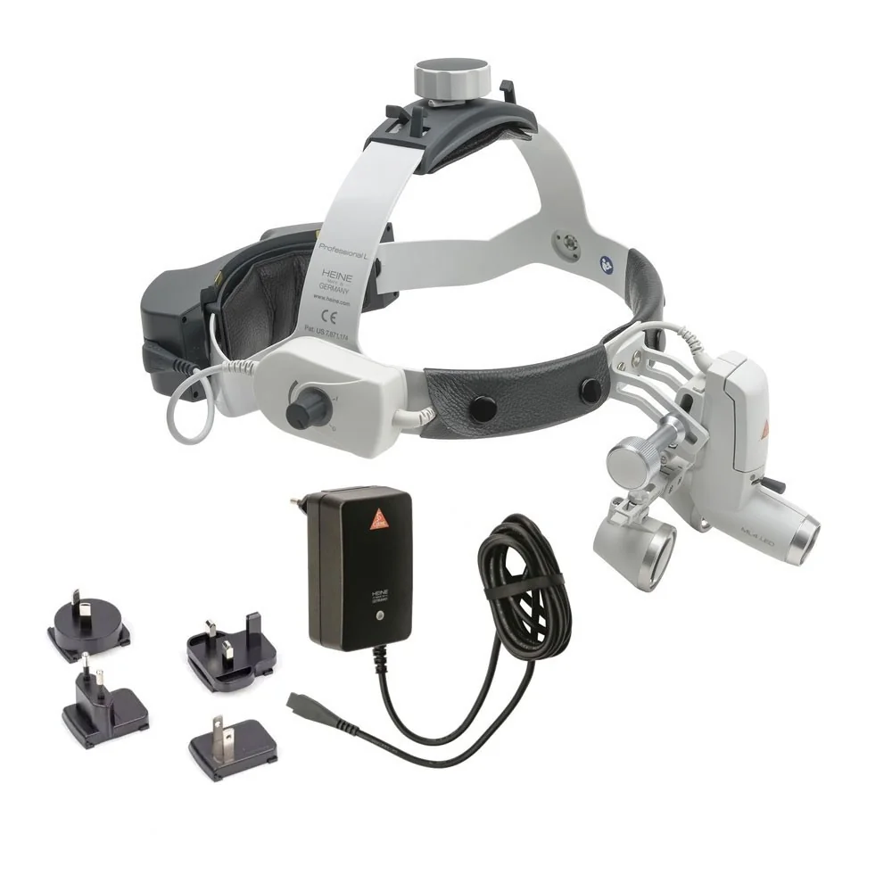 HEINE ML4 LED HeadLight Kit 7c with loupes HR 2.5x/420