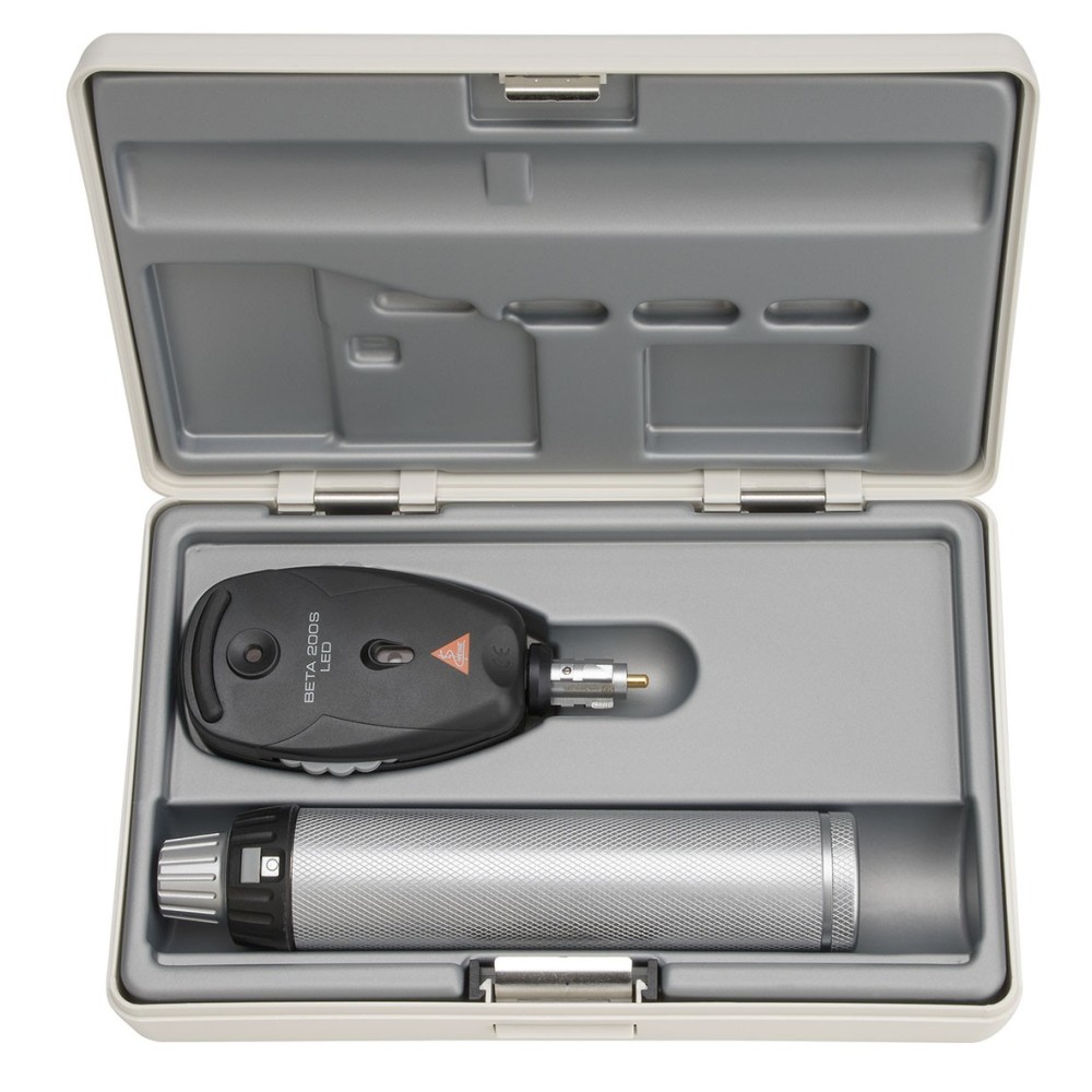 HEINE BETA 200S LED Ophthalmoscope Set with rechargeable handle