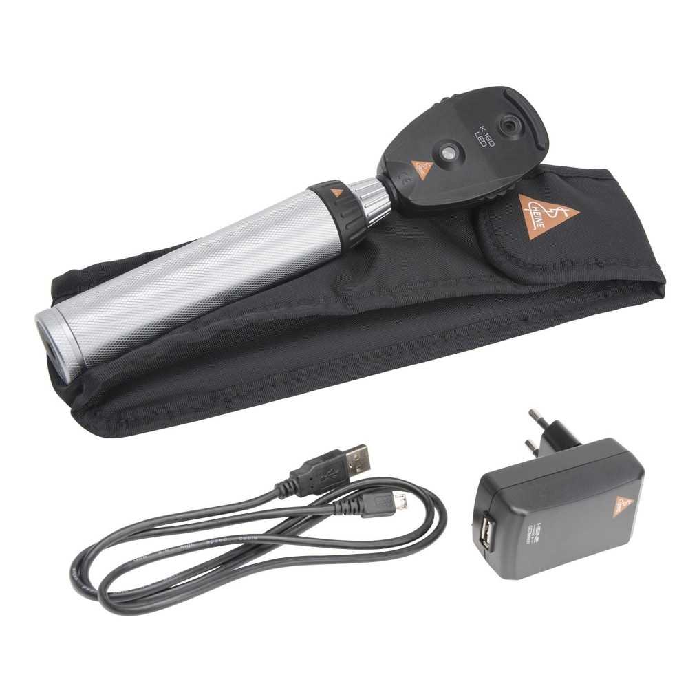 HEINE K180 LED ophthalmoscope with rechargeable handle HEINE K180 LED ophthalmoscope with rechargeable handle