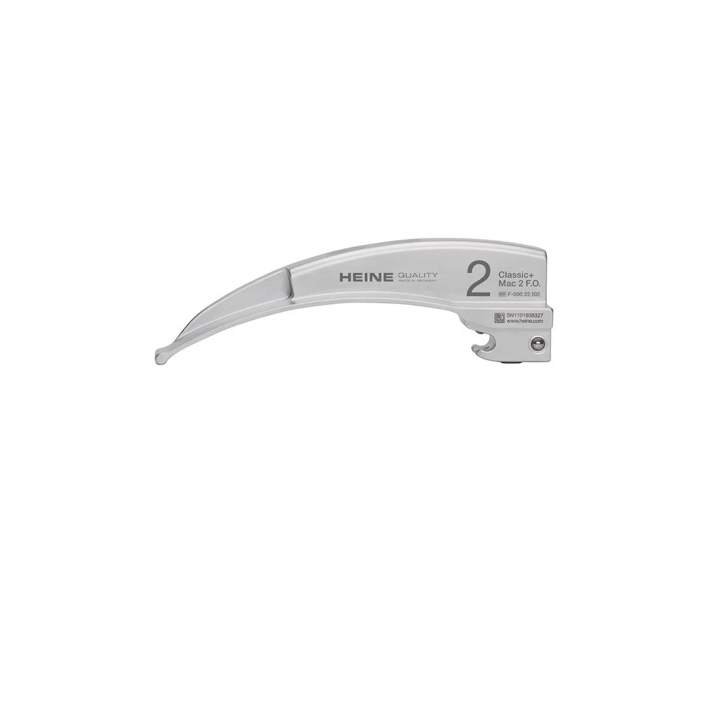 HEINE Classic+ F.O. laryngoscope blade Mac 2