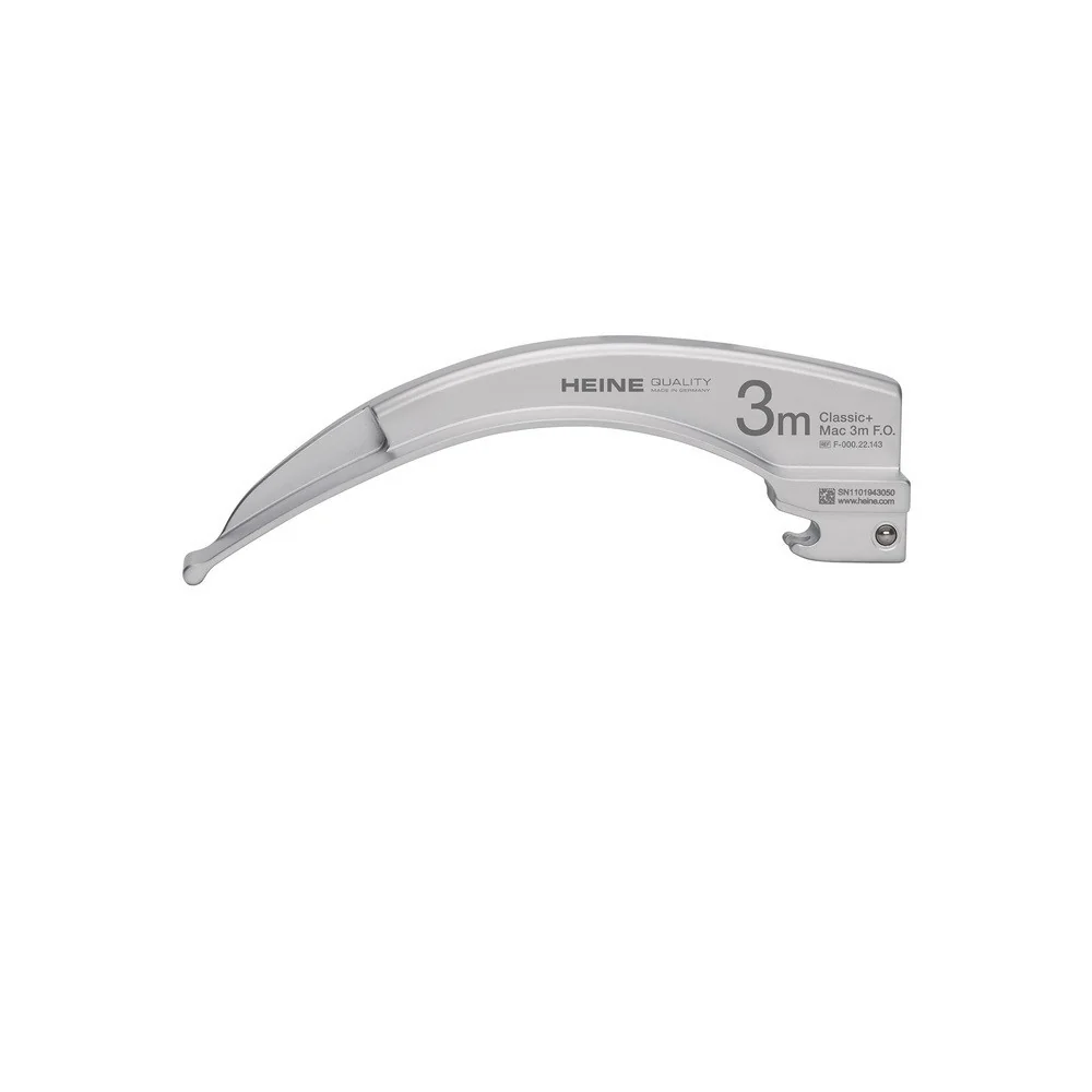 HEINE Classic+ F.O. laryngoscope blade Mac 3m
