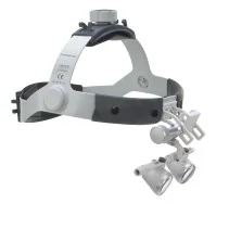 HEINE HR 2.5x Binocular Loupes on Professional L Headband