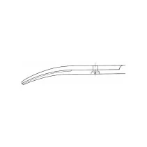 Aesculap METZENBAUM Dissecting Scissors, curved, blunt, 14.5 cm