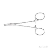 Aesculap Halsted Mosquito hemostatic forceps, curved, 125 mm