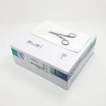 Aesculap SUSI Iris Scissors, straight, delicate pattern, sharp/sharp, 110 mm