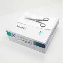 Aesculap SUSI Surgical Scissors, straight, sharp/blunt, 145 mm (5 3/4"), 20 pcs