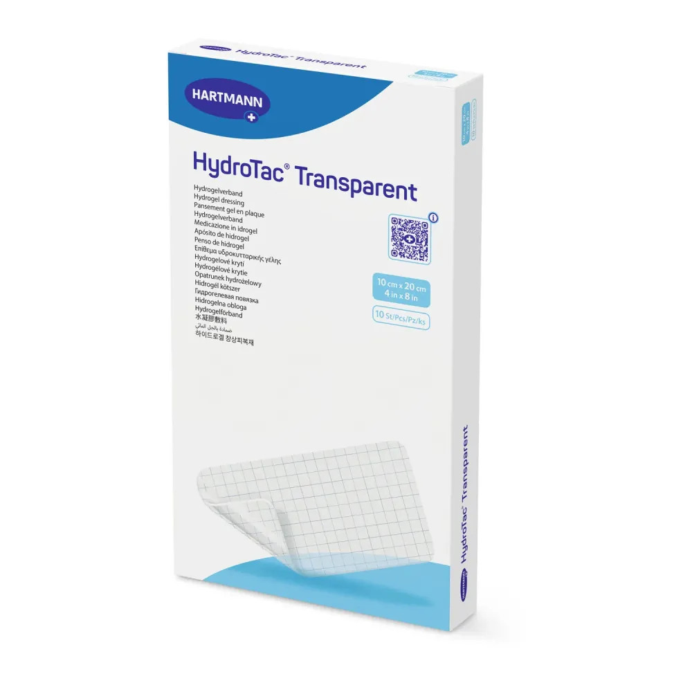 HARTMANN HydroTac Transparent wound pads 10 x 20 cm, sterile
