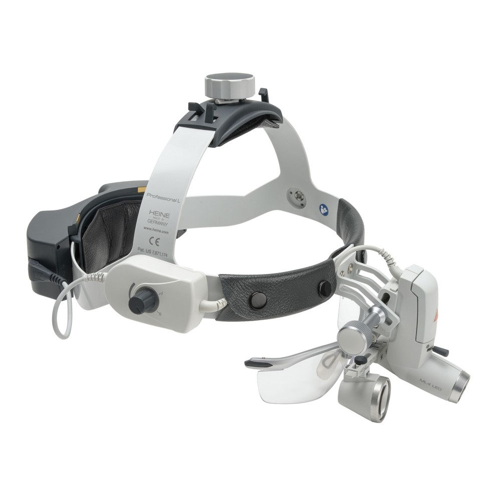 HEINE ML4 LED HeadLight Kit 6 with HR 2.5x / 340 mm Binocular loupes