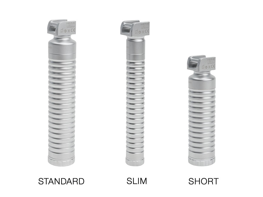 HEINE EasyClean laryngoscope handles