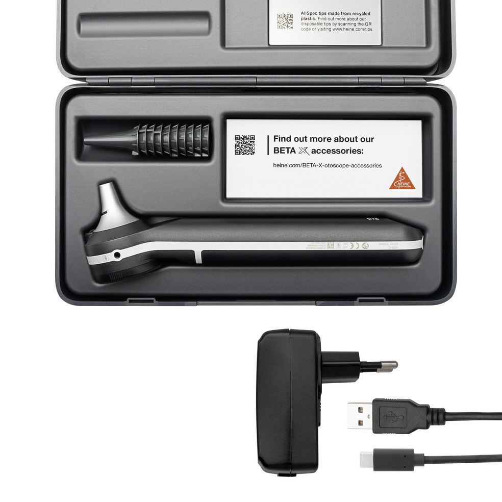 The New HEINE BETA X otoscope HEINE BETA X otoscope