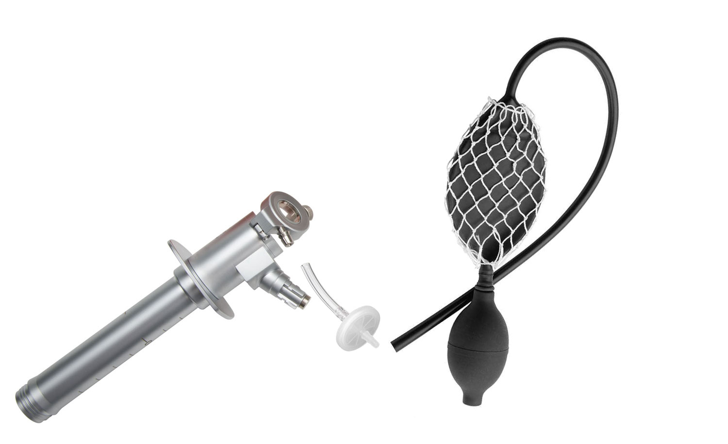 Rubber Insufflation Bulb with Hygiene Filter